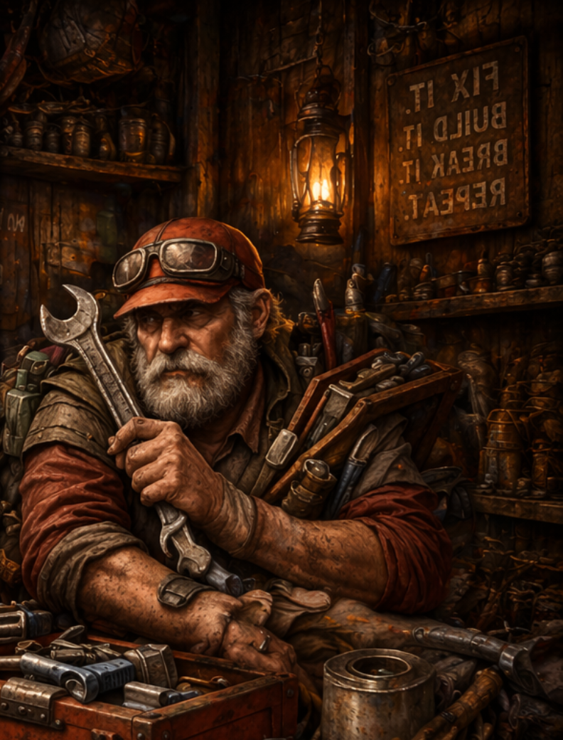 Fixer character portrait