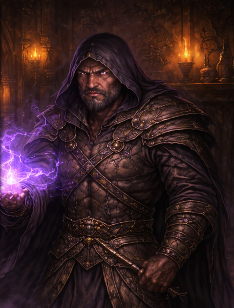 Mage character portrait